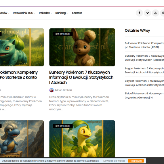 cardquest369.pl – Idealny Sklep dla Graczy i Kolekcjonerów Pokémon TCG